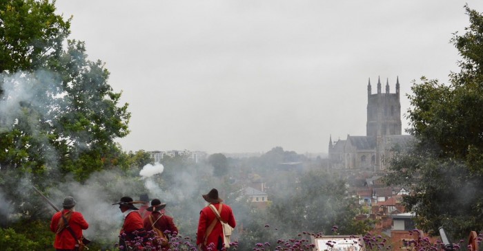 Commemoration of the Battle of Worcester 3rd September 1651